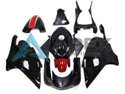 Glossy Black Red  2 - Aprilia RS250 (1998-2002) ABS Fairings | Apex Fairings — view 1