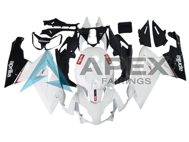 White Black Red - Aprilia RS4 125 / RS125 (2006-2011) ABS Fairings | Apex Fairings