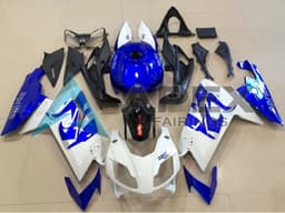 White Blue Black - Aprilia RS4 125 / RS125 (2006-2011) ABS Fairings | Apex Fairings — view 1