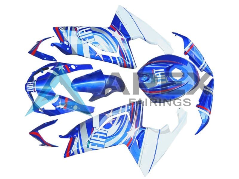 White Blue Red - Aprilia RS4 125 / RS125 (2006-2011) ABS Fairings | Apex Fairings