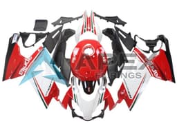 White Red Black - Aprilia RS4 125 / RS125 (2006-2011) ABS Fairings | Apex Fairings — view 1