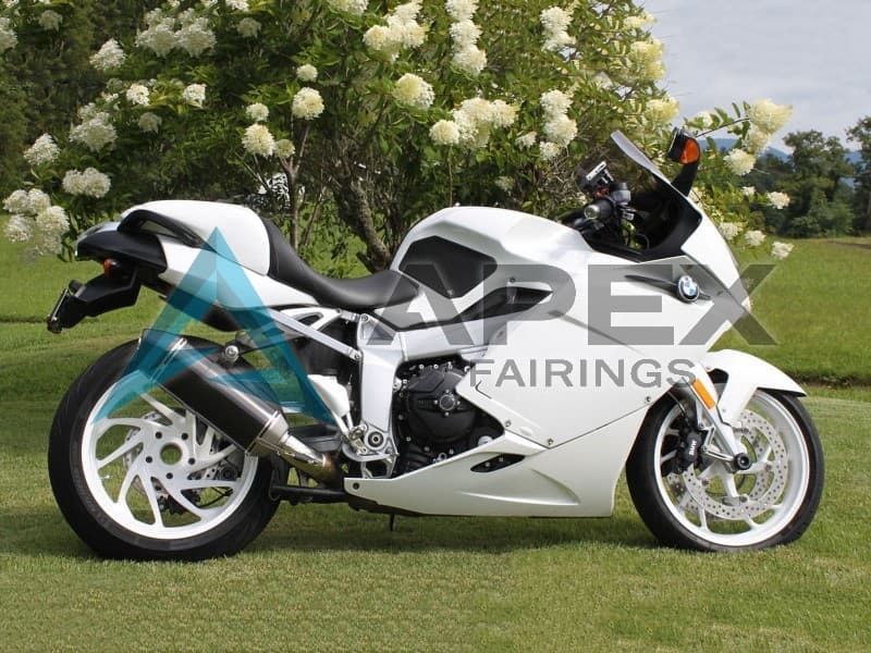 White - BMW K1200S (2005-2010) ABS Fairings | Apex Fairings
