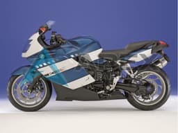 White Dark Blue - BMW K1200S (2005-2010) ABS Fairings | Apex Fairings — view 1