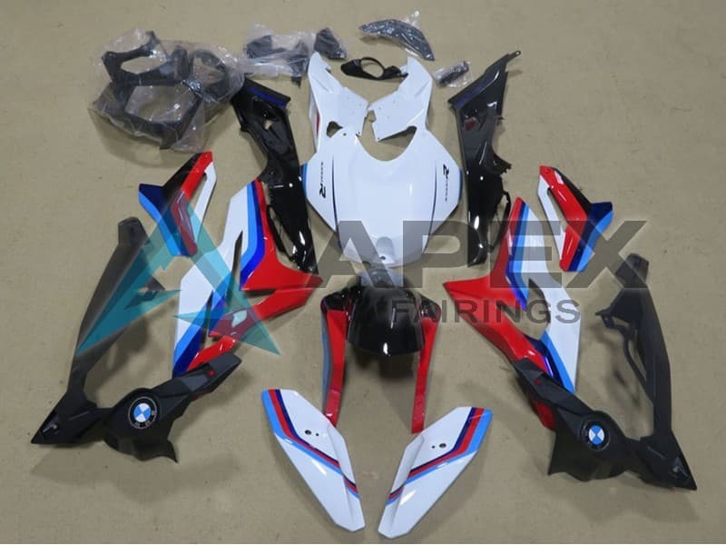 White Blue Red Black - BMW S1000R (2014-2016) ABS Fairings | Apex Fairings