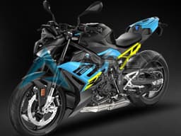 Black Light Blue Yellow - BMW S1000R (2021-2026) ABS Fairings | Apex Fairings — view 1