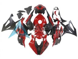 Red Matte Black - BMW S1000RR (2023-2024) ABS Fairings | Apex Fairings — view 1