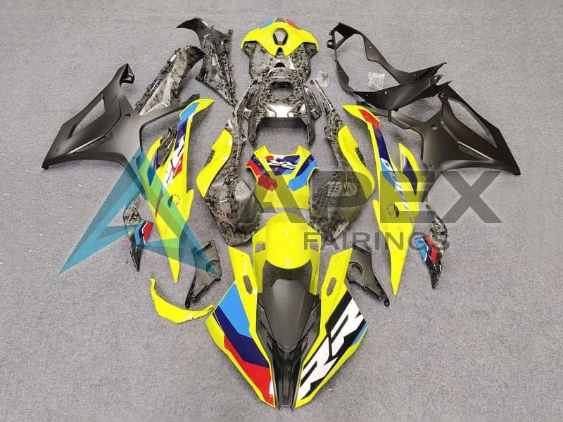 Yellow Carbon Fiber - BMW S1000RR (2023-2024) ABS Fairings | Apex Fairings