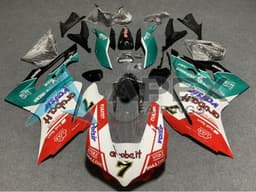 White Red Green Glossy Black Avis Valsir 7 - Ducati 1199 Panigale (2012-2014) ABS Fairings | Apex Fairings — view 1