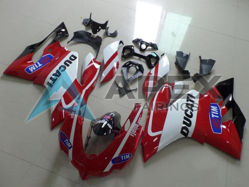 White Red Tim - Ducati 1199 Panigale (2012-2014) ABS Fairings | Apex Fairings