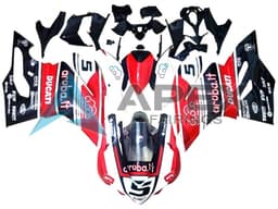 White Red Glossy Black Aruba 5 - Ducati 1299 Panigale (2015-2018) ABS Fairings | Apex Fairings — view 1