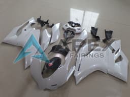 White - Ducati 899 Panigale (2013-2015) ABS Fairings | Apex Fairings — view 1
