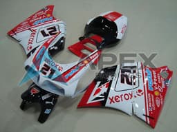 White Red Glossy Black Valsir Xerox 21 - Ducati 916 (1994-1998) ABS Fairings | Apex Fairings — view 1