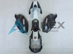 White Matte Black - Ducati Monster 796 (2010-2014) ABS Fairings | Apex Fairings — view 1