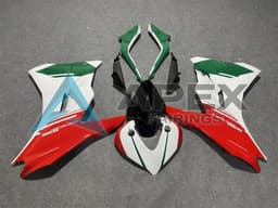 White Red Green - Ducati Supersport 939 / 939S (2017-2020) ABS Fairings | Apex Fairings — view 1