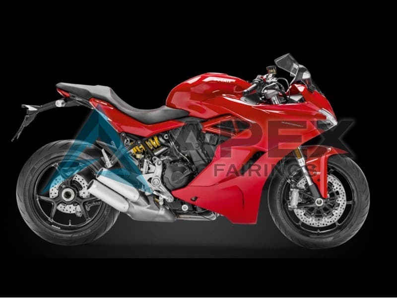 Red - Ducati Supersport 939 / 939S (2017-2020) ABS Fairings | Apex Fairings
