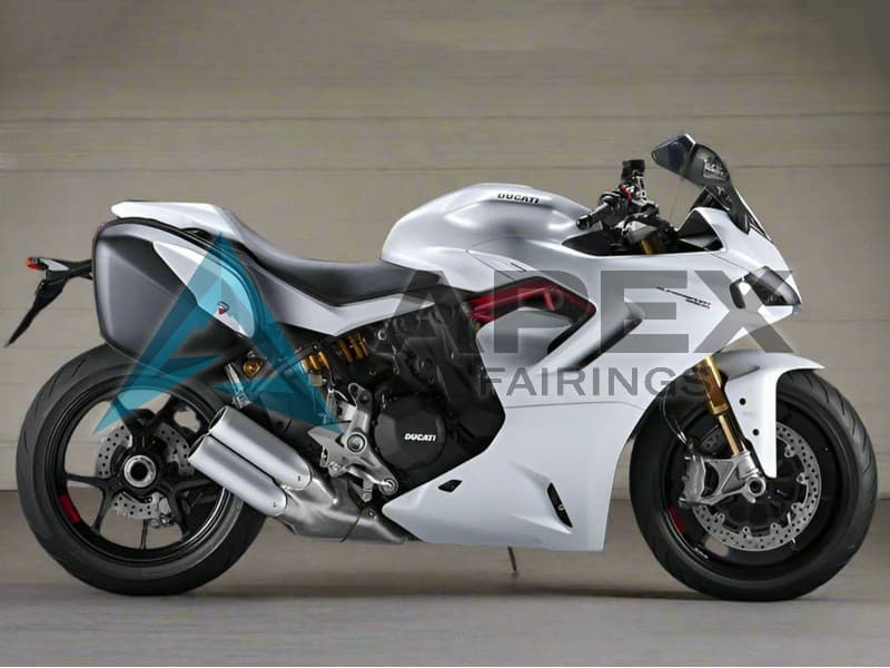 Pearl White - Ducati Supersport 950 / 950S (2021-2024) ABS Fairings | Apex Fairings