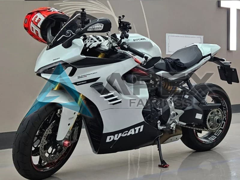 White Black - Ducati Supersport 950 / 950S (2021-2024) ABS Fairings | Apex Fairings