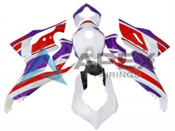 White Purple Red Glossy Black - Ducati Panigale V2 (2020-2024) ABS Fairings | Apex Fairings — view 1