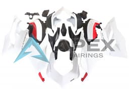 White Red Matte Black - Ducati Panigale V2 (2020-2024) ABS Fairings | Apex Fairings — view 1