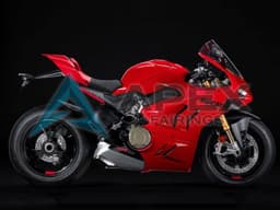 Red - Ducati Panigale V4 (2022-2024) ABS Fairings | Apex Fairings — view 1