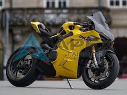 Yellow Black - Ducati Panigale V4 (2022-2024) ABS Fairings | Apex Fairings — view 1