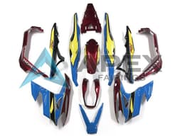 Blue Yellow Red - Honda ADV150 (2018-2021) ABS Fairings | Apex Fairings — view 1
