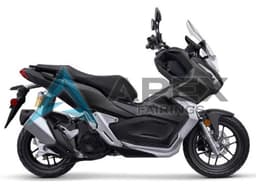 Silver Matte Black - Honda ADV150 (2018-2021) ABS Fairings | Apex Fairings — view 1