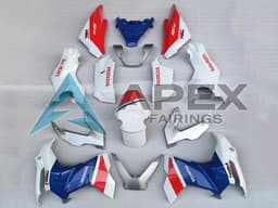 White Red Blue HRC - Honda ADV160 (2022-2025) ABS Fairings | Apex Fairings — view 1