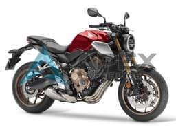 Red - Honda CB650R (2019-2023) ABS Fairings | Apex Fairings — view 1