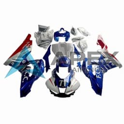 Blue & Red - Honda CBR1000RR / CBR1000RR-R Fireblade (2017-2026) ABS Fairings — Style A16 | Apex Fairings — view 1