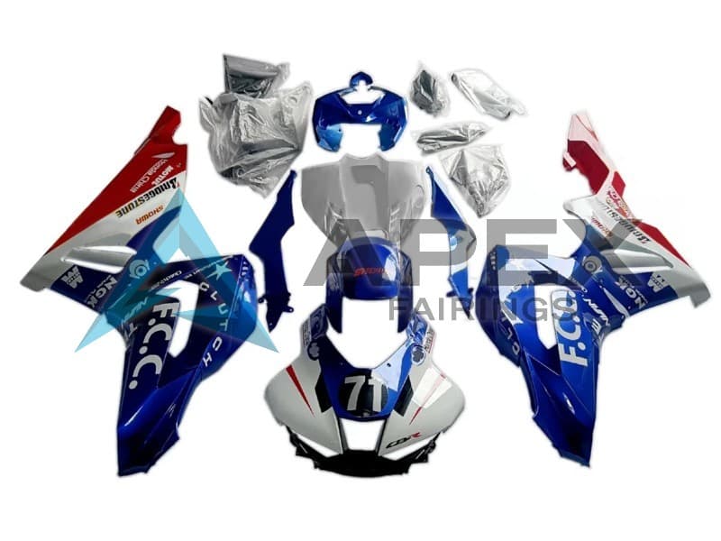 White Blue Red - Honda CBR1000RR-R SP Fireblade SC82 (2020-2023) ABS Fairings | Apex Fairings