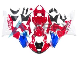 White Red Blue HRC - Honda CBR1000RR-R SP Fireblade SC82 (2020-2023) ABS Fairings — Style FE26 | Apex Fairings — view 1