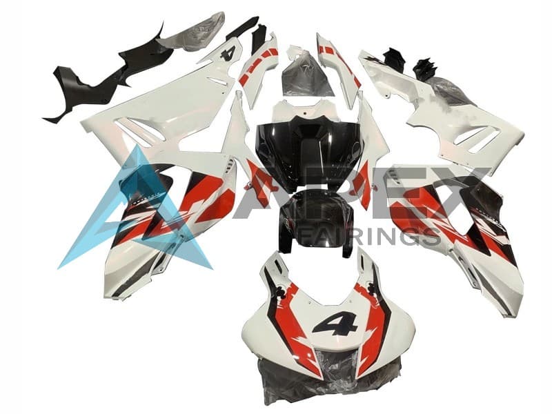White Red Glossy Black 4 - Honda CBR1000RR-R SP Fireblade SC82 (2020-2023) ABS Fairings | Apex Fairings