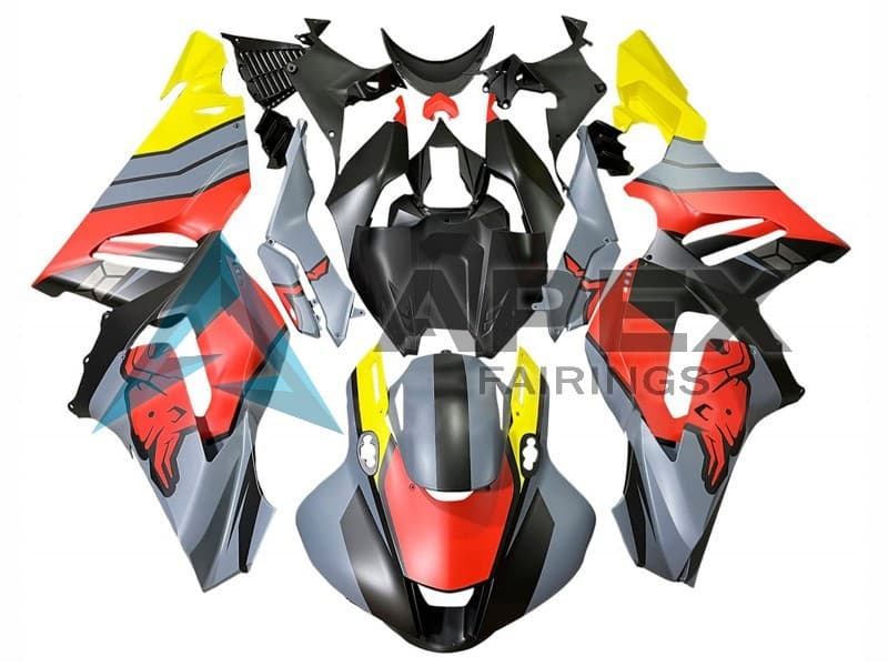 Yellow Grey Red Matte Black - Honda CBR1000RR-R SP Fireblade SC82 (2020-2023) ABS Fairings | Apex Fairings