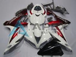 White Red Green Glossy Black San Carlo Castrol - Honda CBR1000RR Fireblade SC57 (2004-2005) ABS Fairings | Apex Fairings — view 1