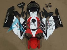 White Red Green Yellow Glossy Black Givi 6 - Honda CBR1000RR Fireblade SC57 (2004-2005) ABS Fairings | Apex Fairings — view 1