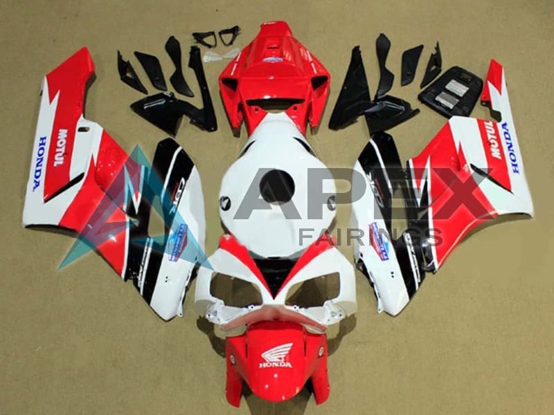 White Red Liverpool 21 - Honda CBR1000RR Fireblade SC57 (2004-2005) ABS Fairings | Apex Fairings