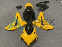 Yellow Glossy Black - Honda CBR1000RR Fireblade SC59 (2008-2011) ABS Fairings — Style FE263 | Apex Fairings — view 1