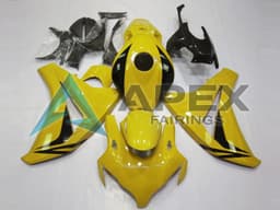 Yellow Glossy Black OEM Style - Honda CBR1000RR Fireblade SC59 (2008-2011) ABS Fairings | Apex Fairings — view 1