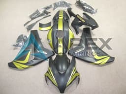 Yellow Matte Black - Honda CBR1000RR Fireblade SC59 (2008-2011) ABS Fairings | Apex Fairings — view 1