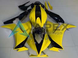 Yellow Glossy Black - Honda CBR1000RR Fireblade SC59 II (2012-2016) ABS Fairings | Apex Fairings — view 1