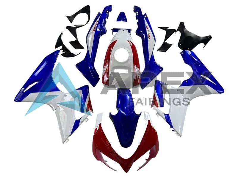 White Blue Red - Honda CBR125R (2004-2006) ABS Fairings | Apex Fairings