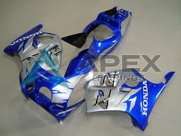 Silver Blue - Honda CBR250R MC19 (1988-1989) ABS Fairings | Apex Fairings — view 1