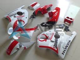 White Red Pramac Bridgestone - Honda CBR250RR MC22 (1990-1996) ABS Fairings | Apex Fairings — view 1