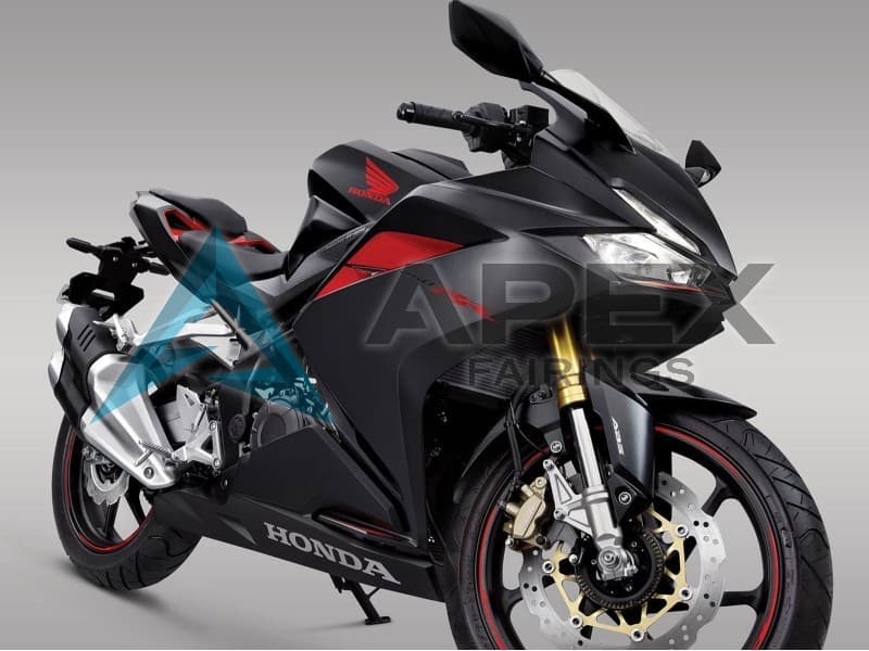 Matte Black Red - Honda CBR250RR MC51 (2017-2022) ABS Fairings | Apex Fairings