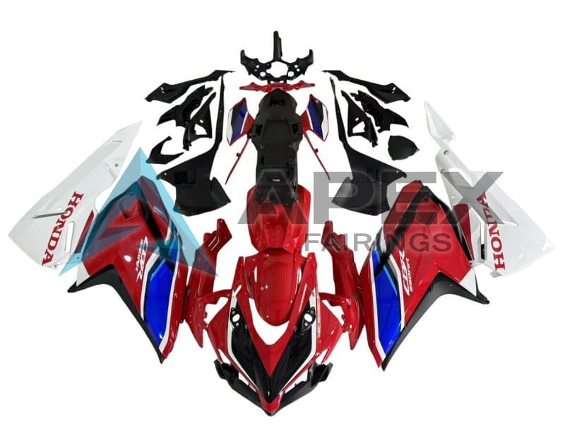 Red Blue White - Honda CBR250RR MC51 (2017-2022) ABS Fairings — Style FE4 | Apex Fairings