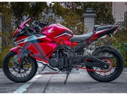 Red White - Honda CBR400R (2019-2023) ABS Fairings | Apex Fairings — view 2