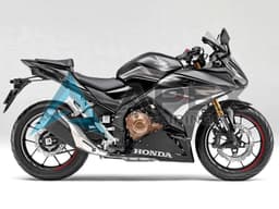 White Matte Black - Honda CBR400R (2019-2023) ABS Fairings | Apex Fairings — view 1
