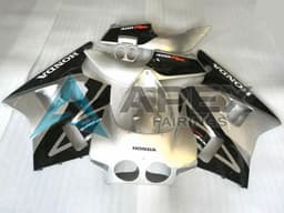 White Yellow Blue Glossy Black Corona Motul - Honda CBR400RR NC23 (1987-1989) ABS Fairings | Apex Fairings — view 1