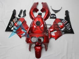 Red Glossy Black - Honda CBR400RR NC29 (1990-1999) ABS Fairings | Apex Fairings — view 1